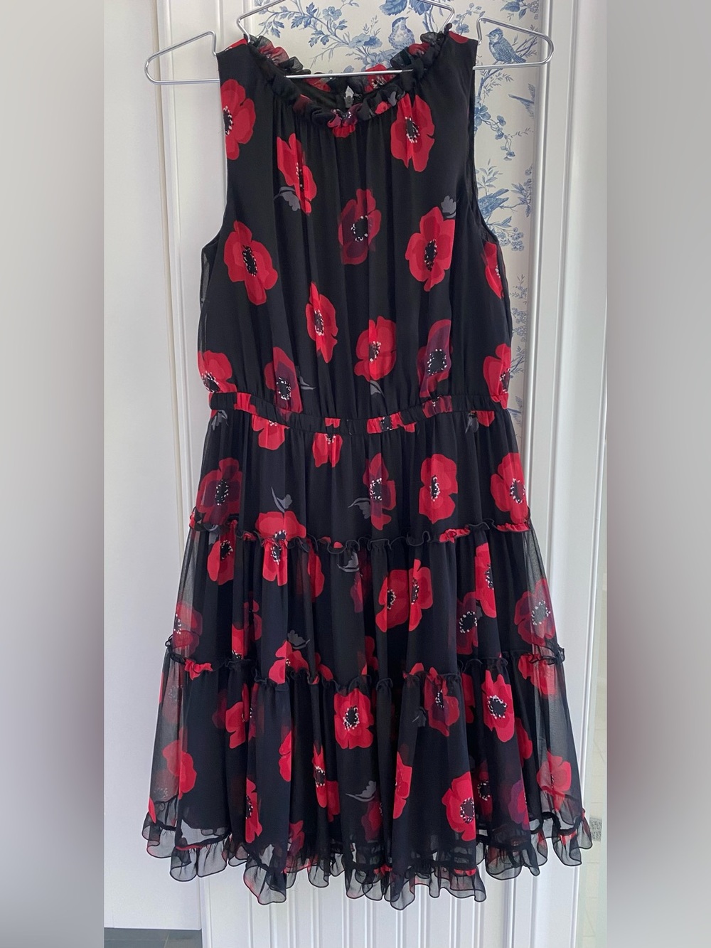 Kate Spade Red Poppy Floral Dress